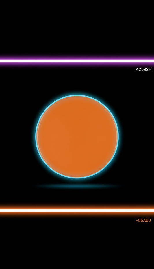 Signal orange pigment compact